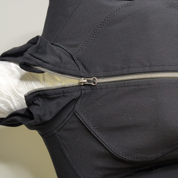 Lululemon Contempo Black Zip-Up Jacket, Women's Size Small - Picture 3 of 10